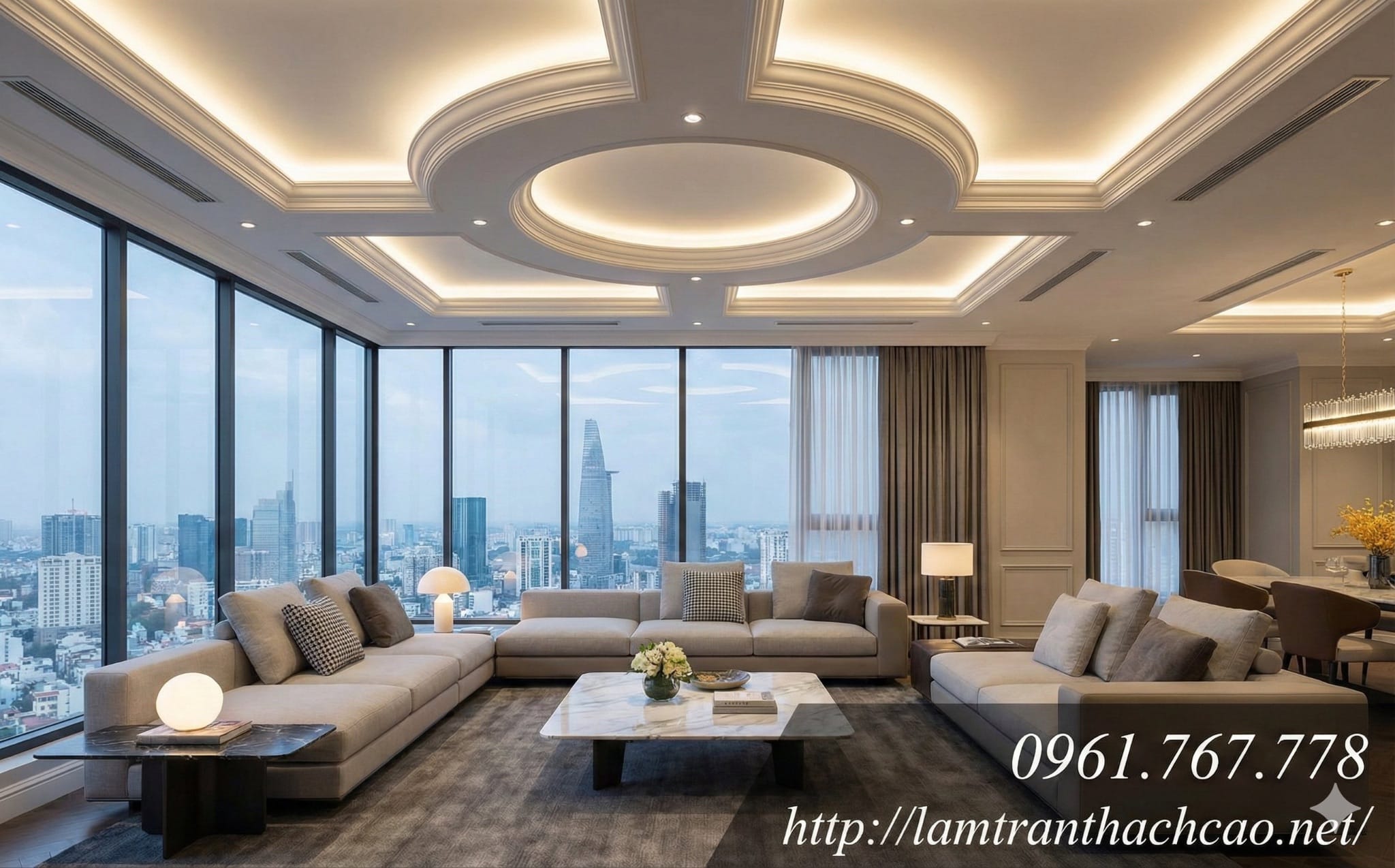 Làm trần thạch cao tại tphcm