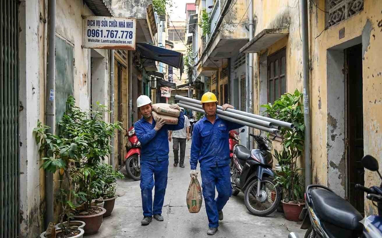 Sữa chữa nhà nhỏ tại tphcm